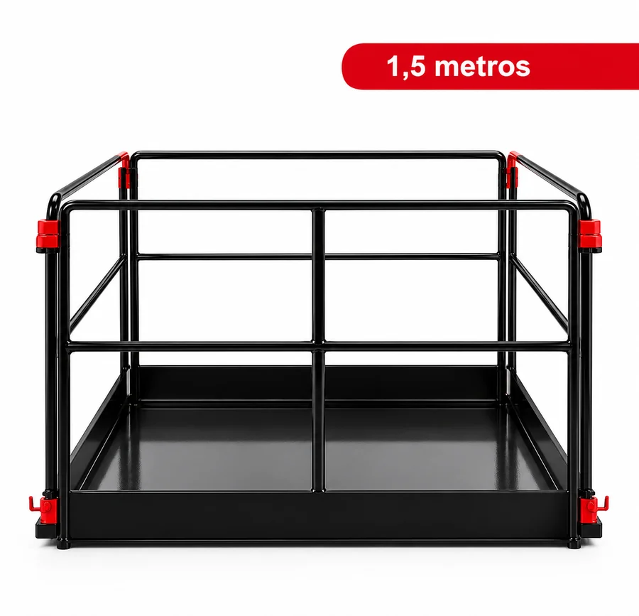 Guarda Corpo 1,5mts para locação