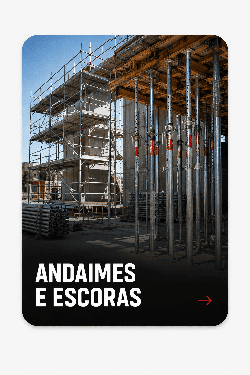 andeimas e escoras para locacao