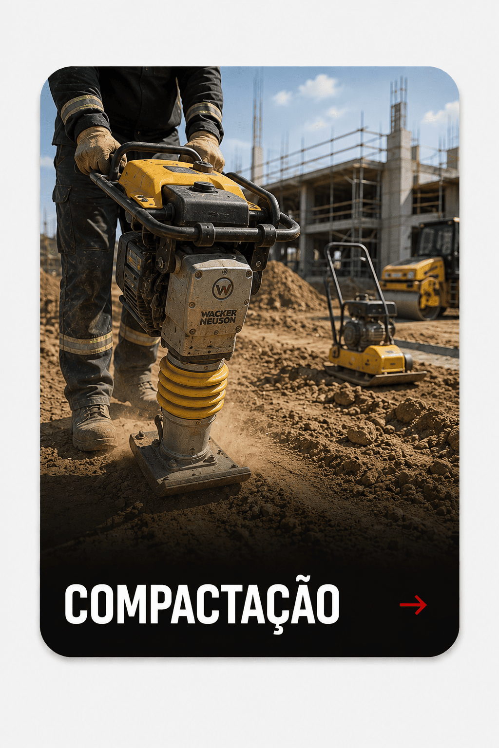 equipamentos para compactação